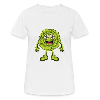 Salade - T-shirt respirant Femme - blanc - Devant - AI Model Female 172 dark (172cm)
