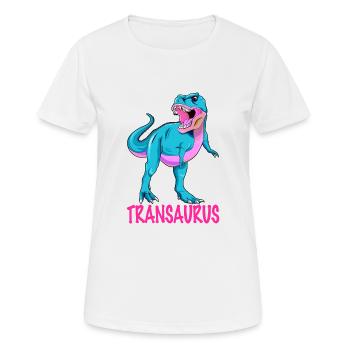 LGBTQ Transgender - Transgender - Women's Breathable T-Shirt - white - Front - AI Model Female 172 dark (172cm)
