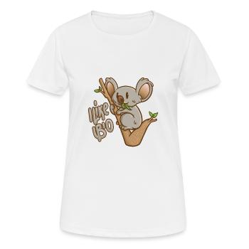 Koala I Like Bio - Women's Breathable T-Shirt - white - Front - AI Model Female 172 dark (172cm)