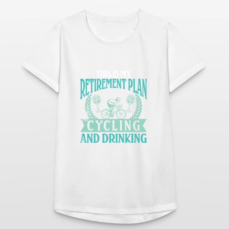 This is my Retirement Plan Drinking T-shirt respirant Femme