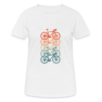 Vélo de course - T-shirt respirant Femme - blanc - Devant - AI Model Female 172 dark (172cm)