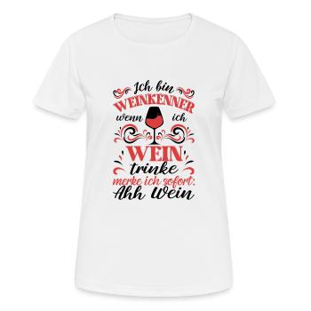 Toller Weinschorle Spruch, Wein Geschenk - Frauen T-Shirt atmungsaktiv - Weiß - Vorne - AI Model Female 172 dark (172cm)