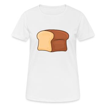 Brot Backen - Frauen T-Shirt atmungsaktiv - Weiß - Vorne - AI Model Female 172 dark (172cm)