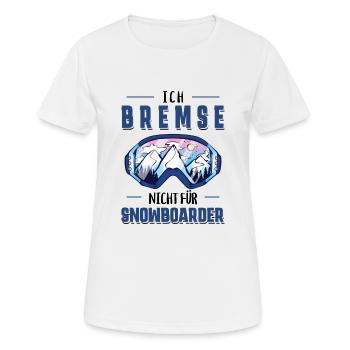 Schöner Skilehrer Spruch, Ski Geschenk - Frauen T-Shirt atmungsaktiv - Weiß - Vorne - AI Model Female 172 dark (172cm)