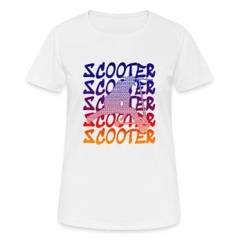 Stunt Scooter - T-shirt respirant Femme - blanc - Devant - AI Model Female 172 dark (172cm)