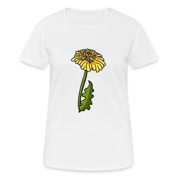 Pissenlit - T-shirt respirant Femme - blanc - Devant - AI Model Female 172 dark (172cm)