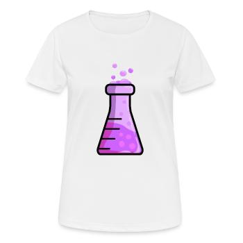 Chemie - Frauen T-Shirt atmungsaktiv - Weiß - Vorne - AI Model Female 172 dark (172cm)