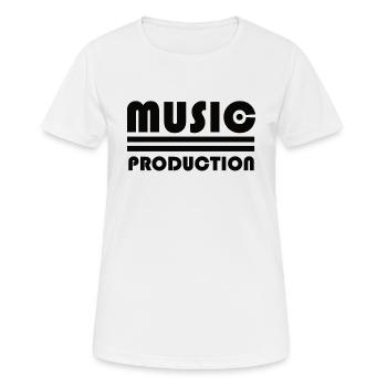 Musik Produzent Hip Hop Techno Beats Beat Musiker - Frauen T-Shirt atmungsaktiv - Weiß - Vorne - AI Model Female 172 dark (172cm)
