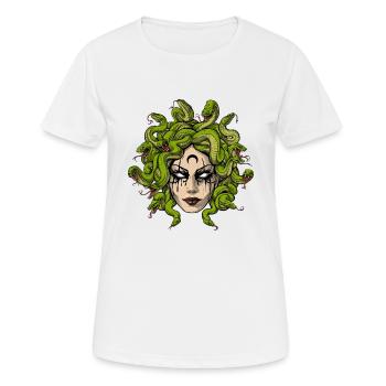 Medusa Head - Women's Breathable T-Shirt - white - Front - AI Model Female 172 dark (172cm)