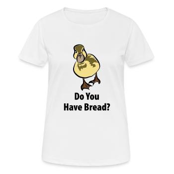 Ente Entchen Quak - Frauen T-Shirt atmungsaktiv - Weiß - Vorne - AI Model Female 172 dark (172cm)