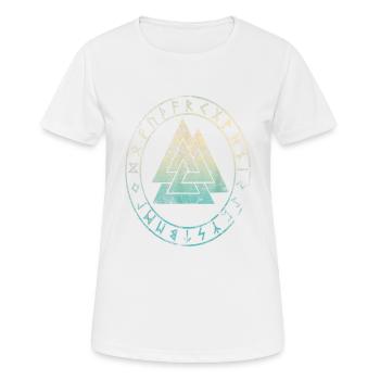 Yggdrasil World Tree World Ash Nordic - Women's Breathable T-Shirt - white - Front - AI Model Female 172 dark (172cm)