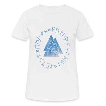 Yggdrasil World Tree World Ash Nordic - Women's Breathable T-Shirt - white - Front - AI Model Female 172 dark (172cm)