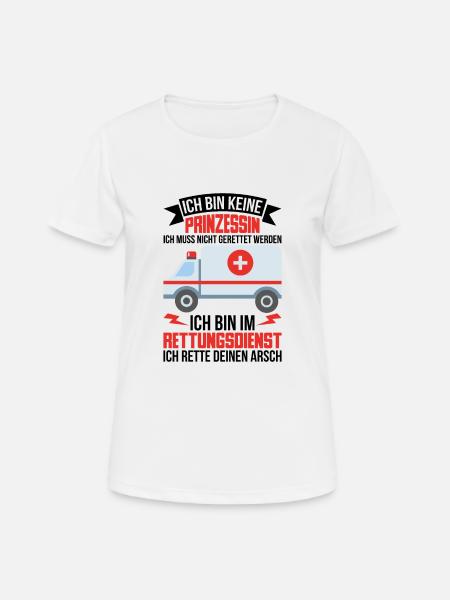 Rettungsdienst Geschenk Notarzt Medizin - Frauen T-Shirt atmungsaktiv - Weiß