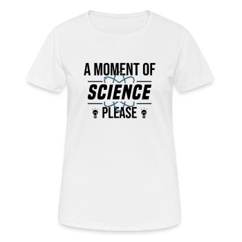 Electron Science Student University Physics - Women's Breathable T-Shirt - white - Front - AI Model Female 172 dark (172cm)