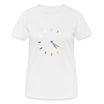 Clock Time Marijuana Stoner - Frauen T-Shirt atmungsaktiv - Weiß - Vorne - AI Model Female 172 dark (172cm)