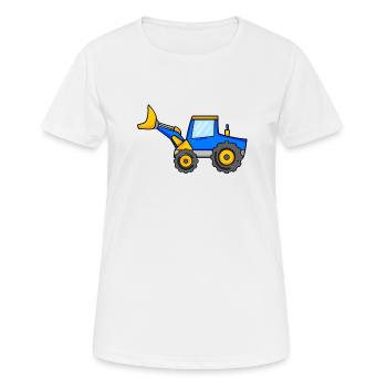 Chantiers - T-shirt respirant Femme - blanc - Devant - AI Model Female 172 dark (172cm)