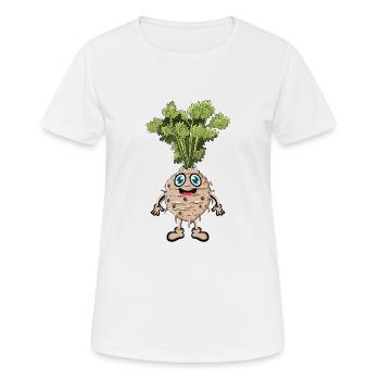 Sellerie - T-shirt respirant Femme - blanc - Devant - AI Model Female 172 dark (172cm)