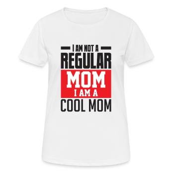 No normal mom a cool mom mom mom - Women's Breathable T-Shirt - white - Front - AI Model Female 172 dark (172cm)
