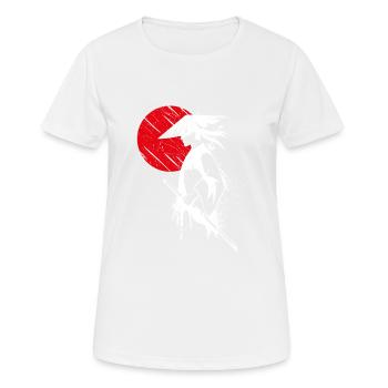 Ronin Samurai Warrior - Women's Breathable T-Shirt - white - Front - AI Model Female 172 dark (172cm)