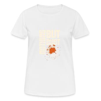 Shooting Skeet Shooting Clay Target Shooting - Women's Breathable T-Shirt - white - Front - AI Model Female 172 dark (172cm)