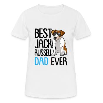 Jack Russell Russel - Frauen T-Shirt atmungsaktiv - Weiß - Vorne - AI Model Female 172 dark (172cm)