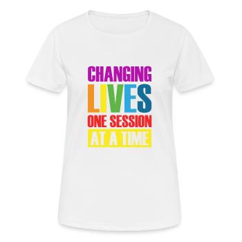 Life Changing One Session Aba Therapy BCBA - Women's Breathable T-Shirt - white - Front - AI Model Female 172 dark (172cm)