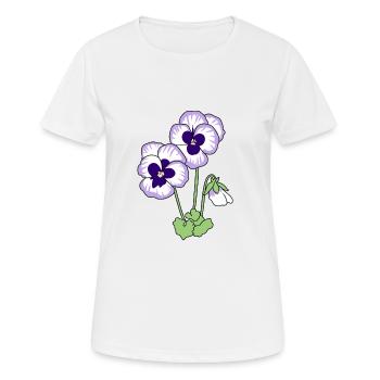 Belle-mère - T-shirt respirant Femme - blanc - Devant - AI Model Female 172 dark (172cm)