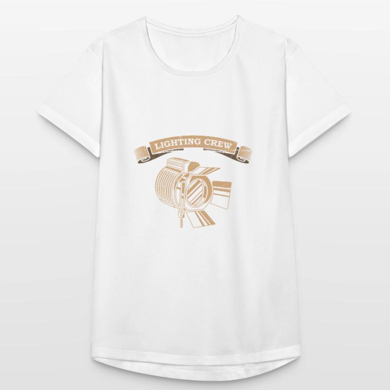 LIGHTING CREW Éclairageur éclairage technicien T-shirt respirant Femme
