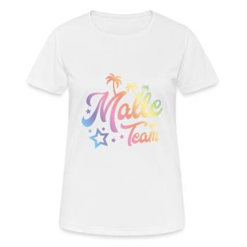 Malle Team - Women's Breathable T-Shirt - white - Front - AI Model Female 172 dark (172cm)