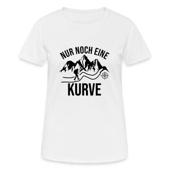 Une autre courbe - T-shirt respirant Femme - blanc - Devant - AI Model Female 172 dark (172cm)