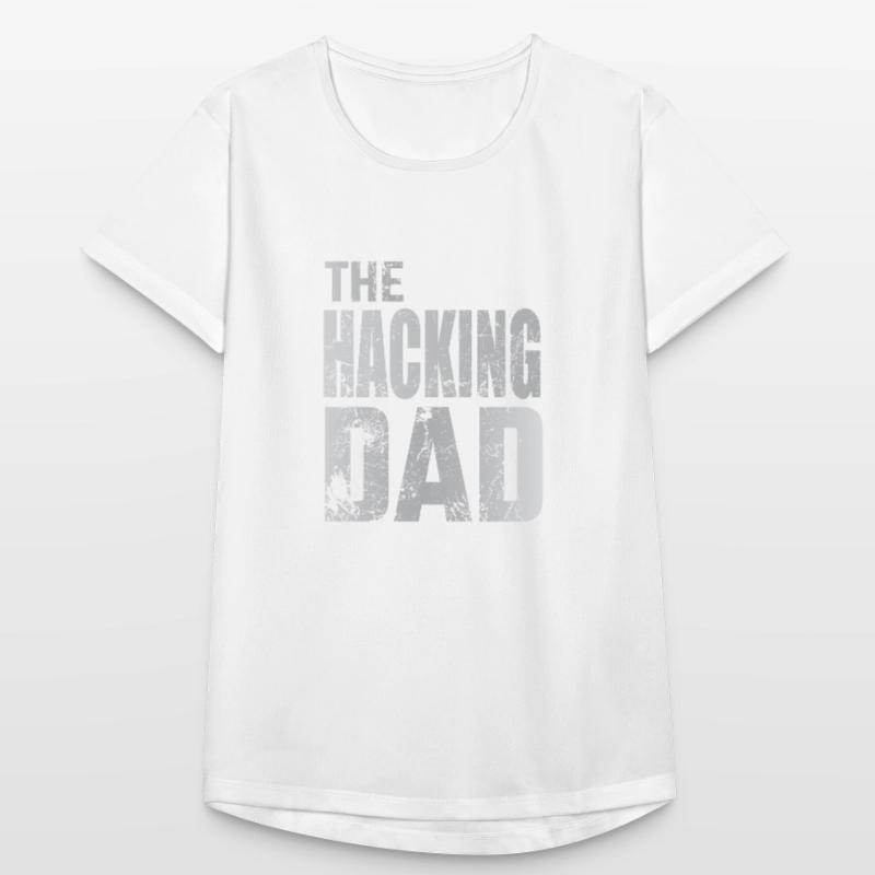The Hacking Dad Hacker Father Papa Code Computer Women's Breathable T-Shirt