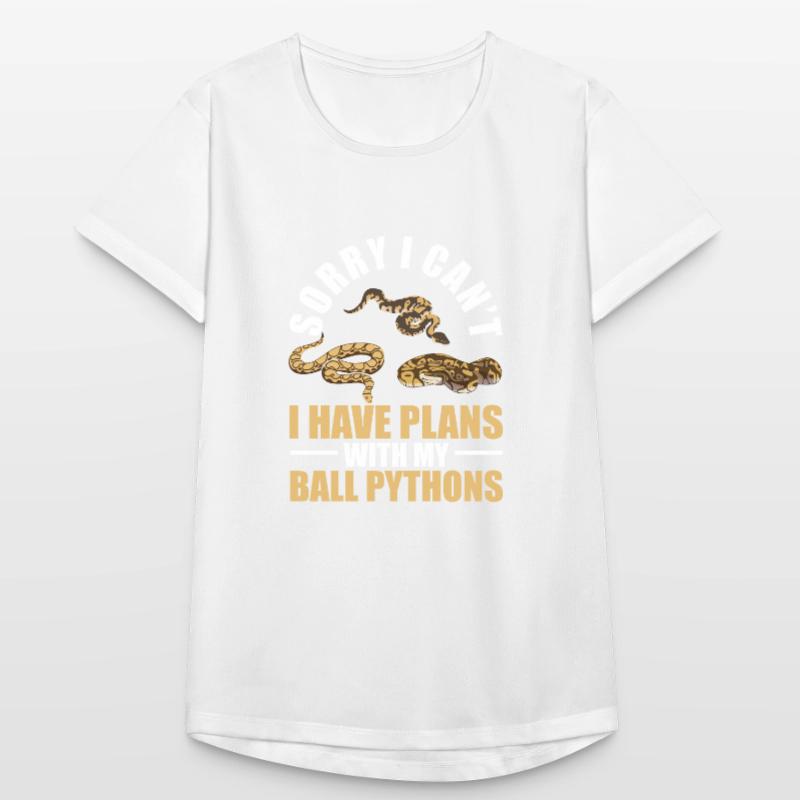 Plans With My King Python Snake Boa Women's Breathable T-Shirt