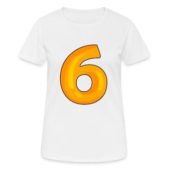 6 - Women's Breathable T-Shirt - white - Front - AI Model Female 172 dark (172cm)