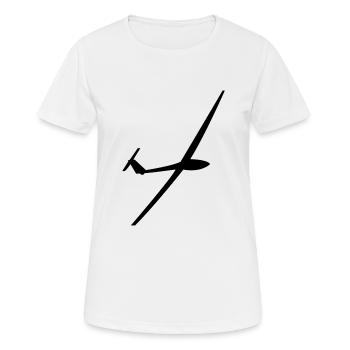 Planeurs Planeurs Planeurs - T-shirt respirant Femme - blanc - Devant - AI Model Female 172 dark (172cm)