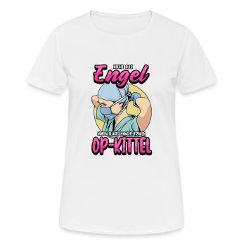 Krankenschwester Krankenhaus Pflegekraft Geschenk - Frauen T-Shirt atmungsaktiv - Weiß - Vorne - AI Model Female 172 dark (172cm)