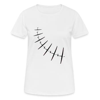 Glider Gliding Gliding Glider - Women's Breathable T-Shirt - white - Front - AI Model Female 172 dark (172cm)