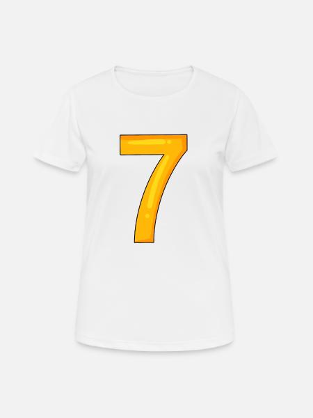 Number 7 - Number 7 - Women's Breathable T-Shirt - white