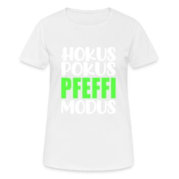 Junggesellenabschied Pfeffi Saufen Suff Vatertag - Frauen T-Shirt atmungsaktiv - Weiß - Vorne - AI Model Female 172 dark (172cm)
