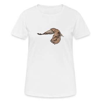 Buzzard I Bird of Prey Buzzard Motif for - Women's Breathable T-Shirt - white - Front - AI Model Female 172 dark (172cm)