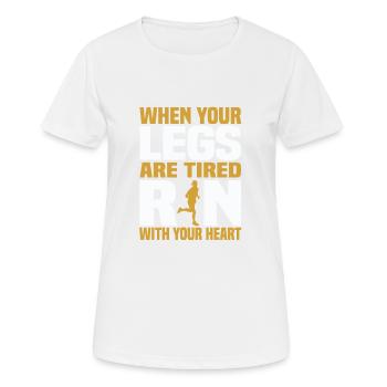 Motivational sayings - Women's Breathable T-Shirt - white - Front - AI Model Female 172 dark (172cm)