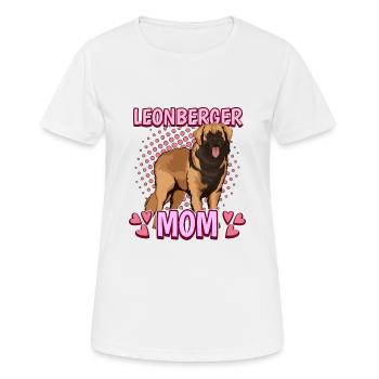 Leonberger Leonberger Mom - Women's Breathable T-Shirt - white - Front - AI Model Female 172 dark (172cm)