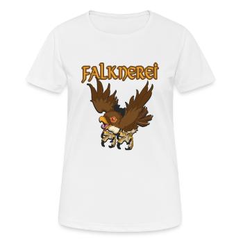 Falknerei Beizjagd Greifvogel Greif Falke - Frauen T-Shirt atmungsaktiv - Weiß - Vorne - AI Model Female 172 dark (172cm)