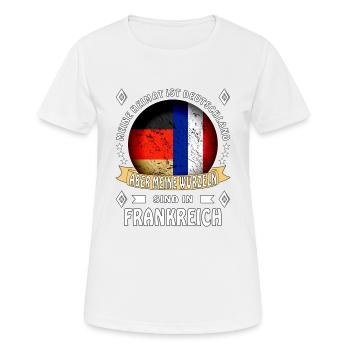 Heimat Deutschland Wurzeln - Frauen T-Shirt atmungsaktiv - Weiß - Vorne - AI Model Female 172 dark (172cm)
