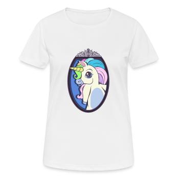 Einhorn Einhorn - Frauen T-Shirt atmungsaktiv - Weiß - Vorne - AI Model Female 172 dark (172cm)