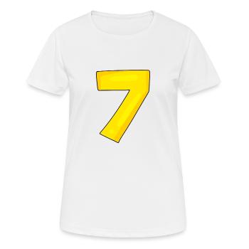 Number 7 - Number 7 - Women's Breathable T-Shirt - white - Front - AI Model Female 172 dark (172cm)
