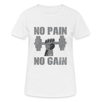 Séance d’entraînement - T-shirt respirant Femme - blanc - Devant - AI Model Female 172 dark (172cm)