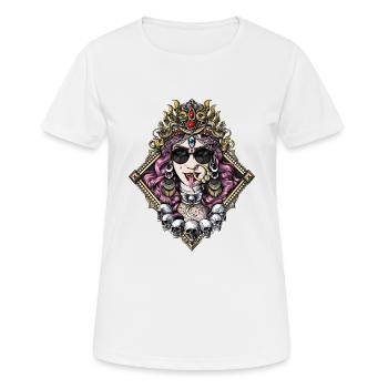 Déesse hindoue gothique Kali - T-shirt respirant Femme - blanc - Devant - AI Model Female 172 dark (172cm)