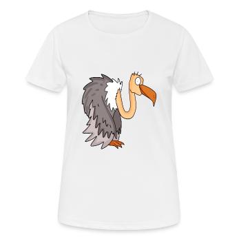 Vautours - T-shirt respirant Femme - blanc - Devant - AI Model Female 172 dark (172cm)