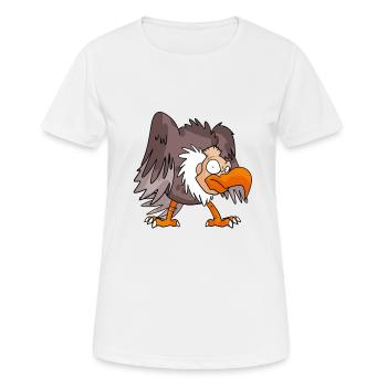 Vautours - T-shirt respirant Femme - blanc - Devant - AI Model Female 172 dark (172cm)