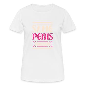 Junggesellin Hochzeit - Frauen T-Shirt atmungsaktiv - Weiß - Vorne - AI Model Female 172 dark (172cm)